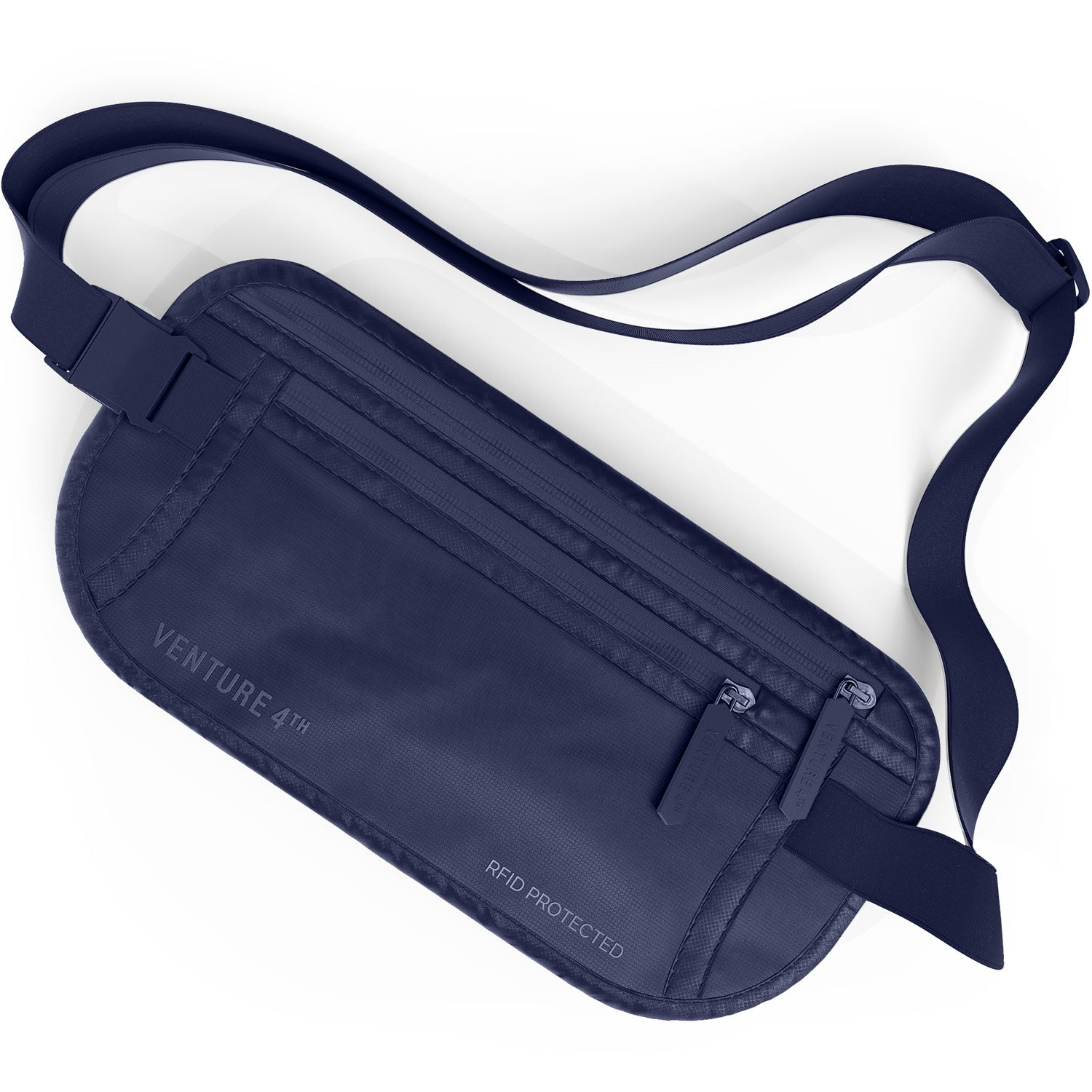 VENTURE 4TH RFID Blocking Travel Money Belt | Fits Up to 56" Waist | 8 Colors - Niksstuff