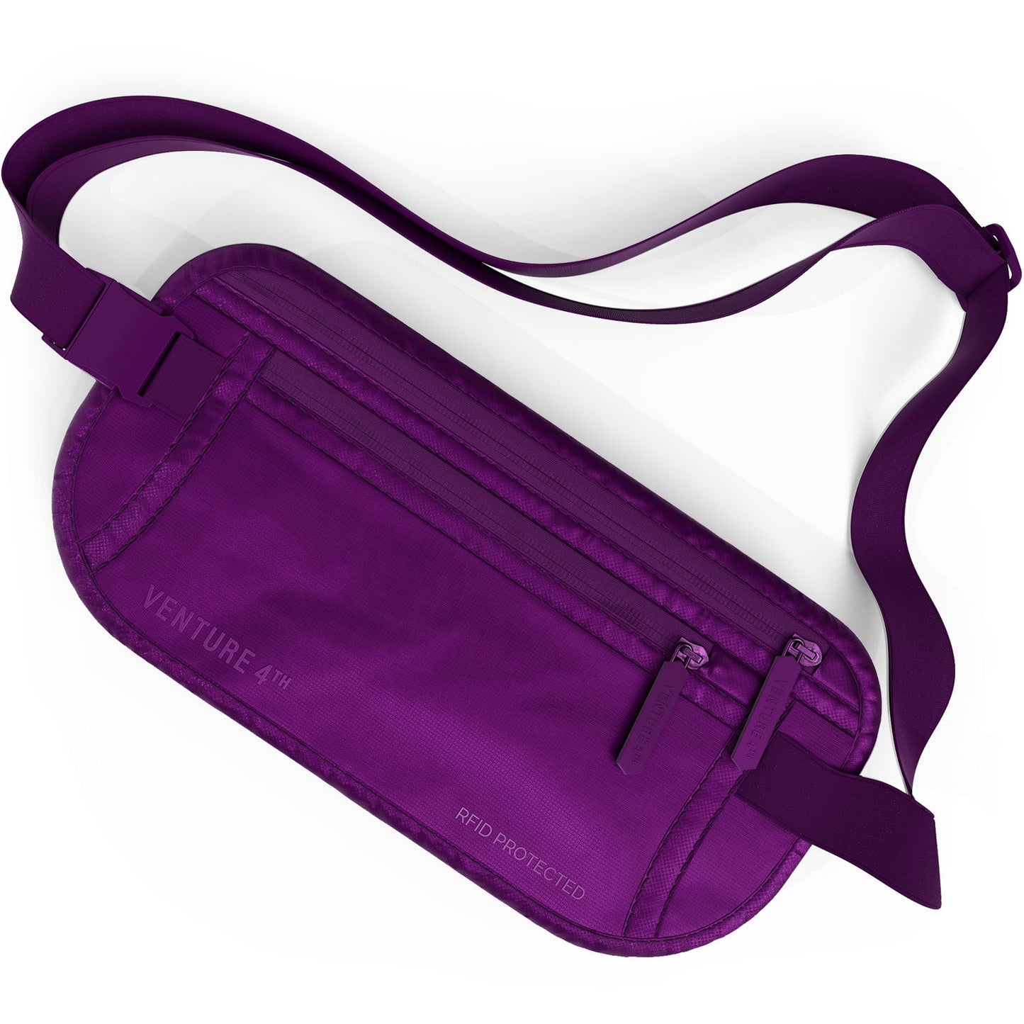 VENTURE 4TH RFID Blocking Travel Money Belt | Fits Up to 56" Waist | 8 Colors - Niksstuff