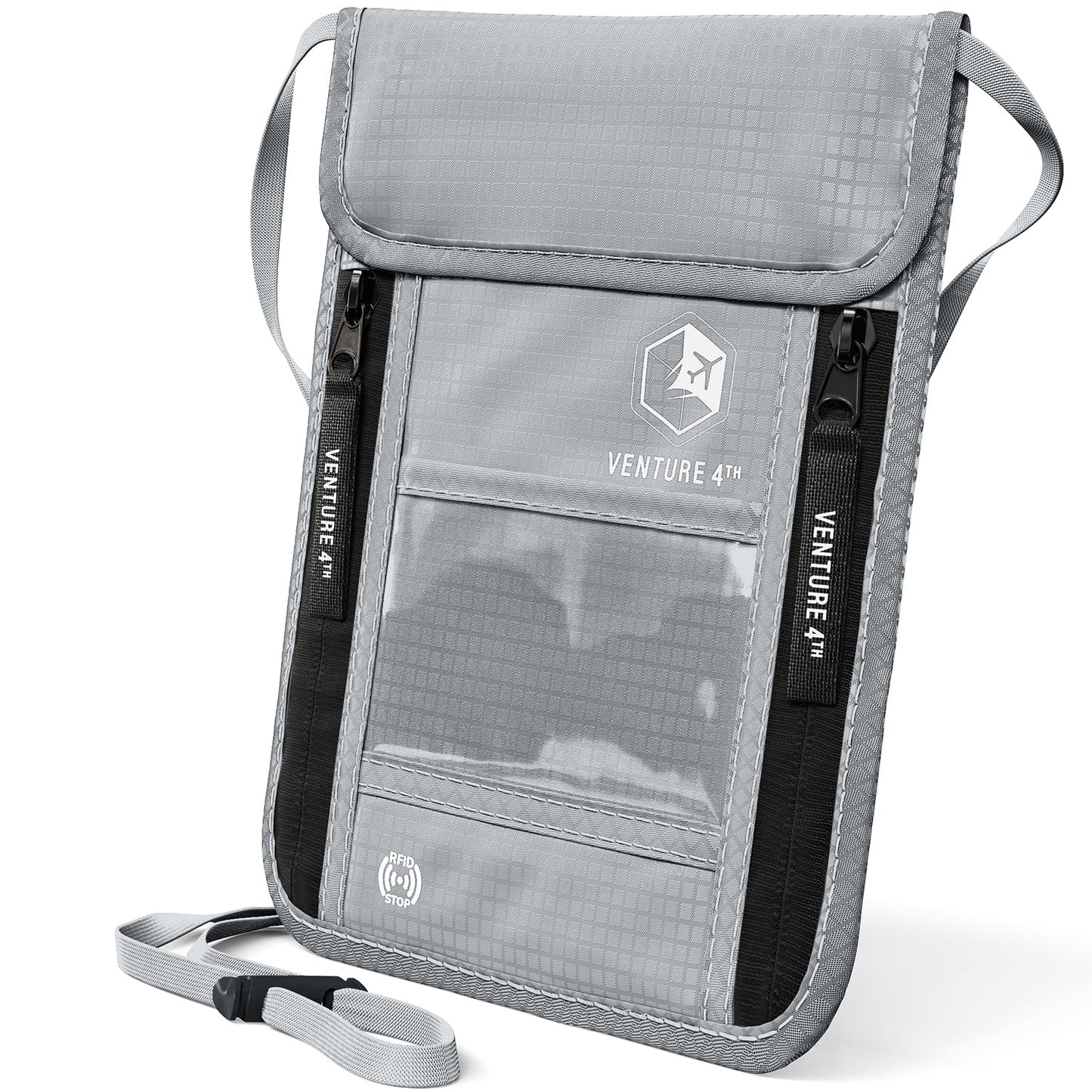 VENTURE 4TH RFID Blocking Neck Pouch | Travel Wallet | 8 Colors - Niksstuff