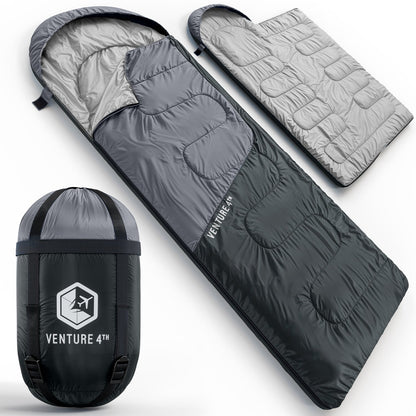 VENTURE 4TH Summer Sleeping Bag | 40–70°F | 29.5"x86.6" | Lightweight 2.7 lbs | 6 Colors - Niksstuff