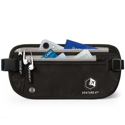 VENTURE 4TH RFID Safe Money Belt | Fits Up to 56" Waist | 12 Colors - Niksstuff