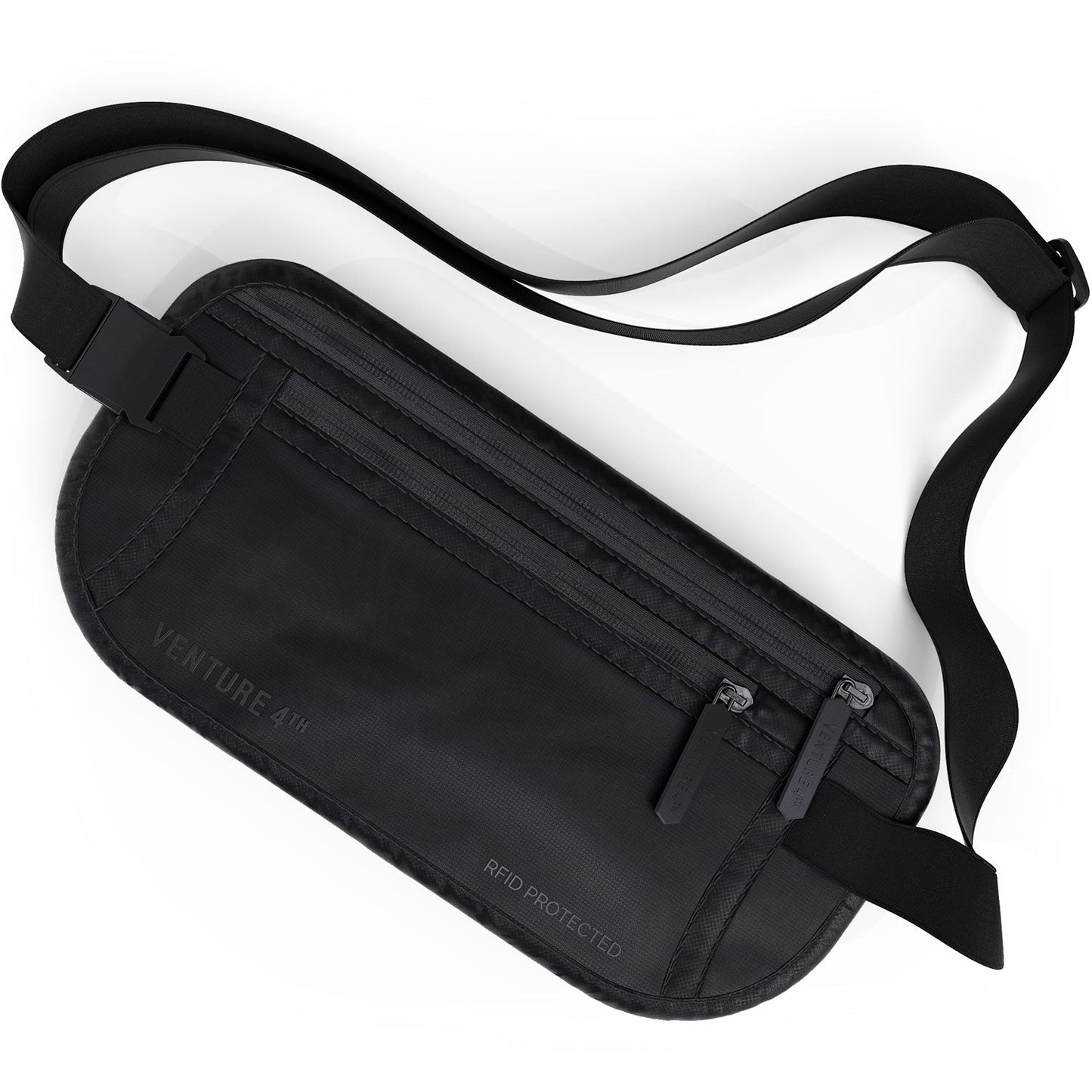 VENTURE 4TH RFID Blocking Travel Money Belt | Fits Up to 56" Waist | 8 Colors - Niksstuff