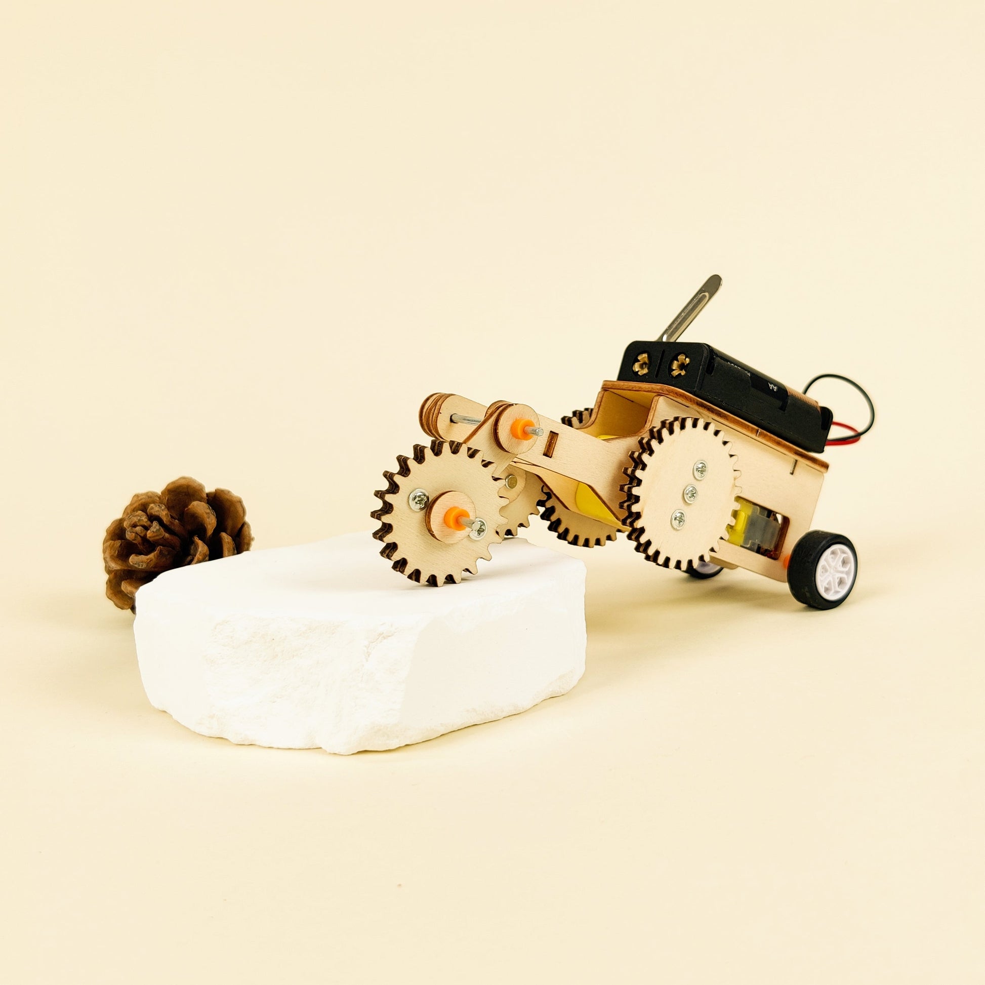 Gear Car DIY Kit | Educational STEM Toy for Kids Ages 8+ - Niksstuff