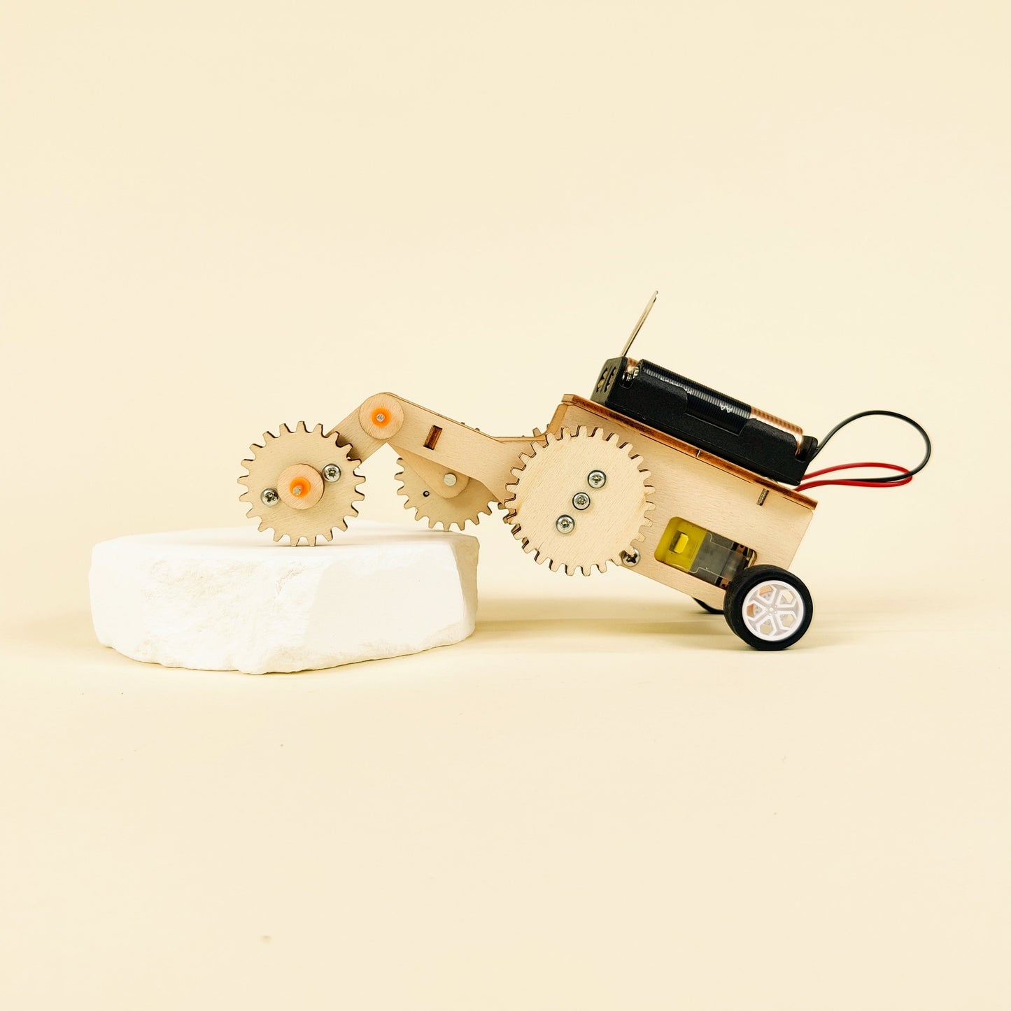 Gear Car DIY Kit | Educational STEM Toy for Kids Ages 8+ - Niksstuff