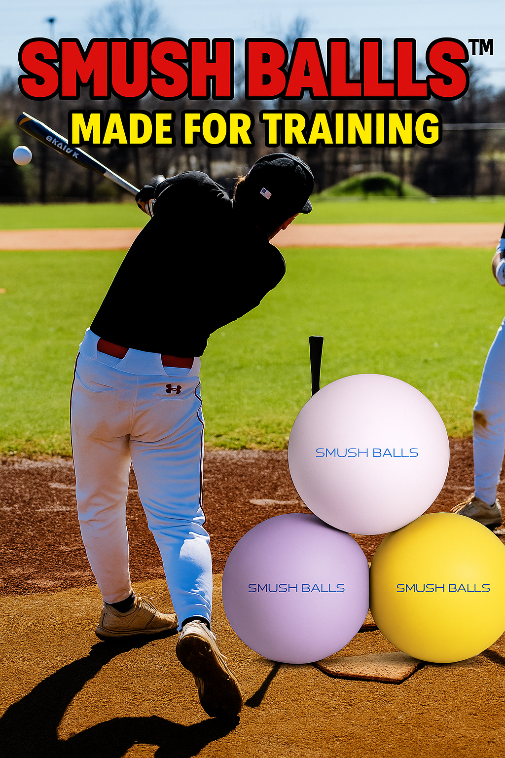 Yellow Smushballs Training Baseballs - Niksstuff