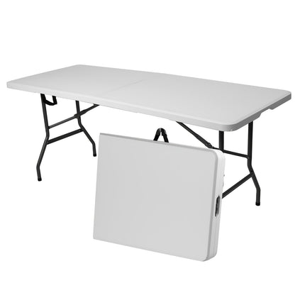 Portable Plastic Folding Table | 2.5, 4, 6 & 8 Foot Sizes | Indoor & Outdoor
