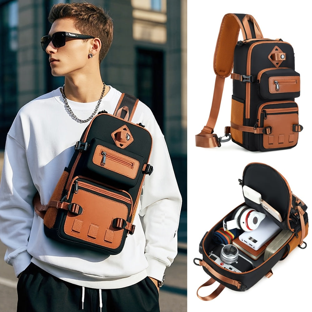Anti-Theft Sling Bag | Crossbody Chest Backpack | Water-Resistant | 6 Colors | 39 cm