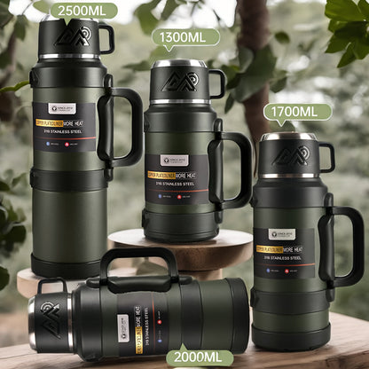Large Capacity Insulated Water Bottle | 316 Stainless Steel | 1300–2500 ml