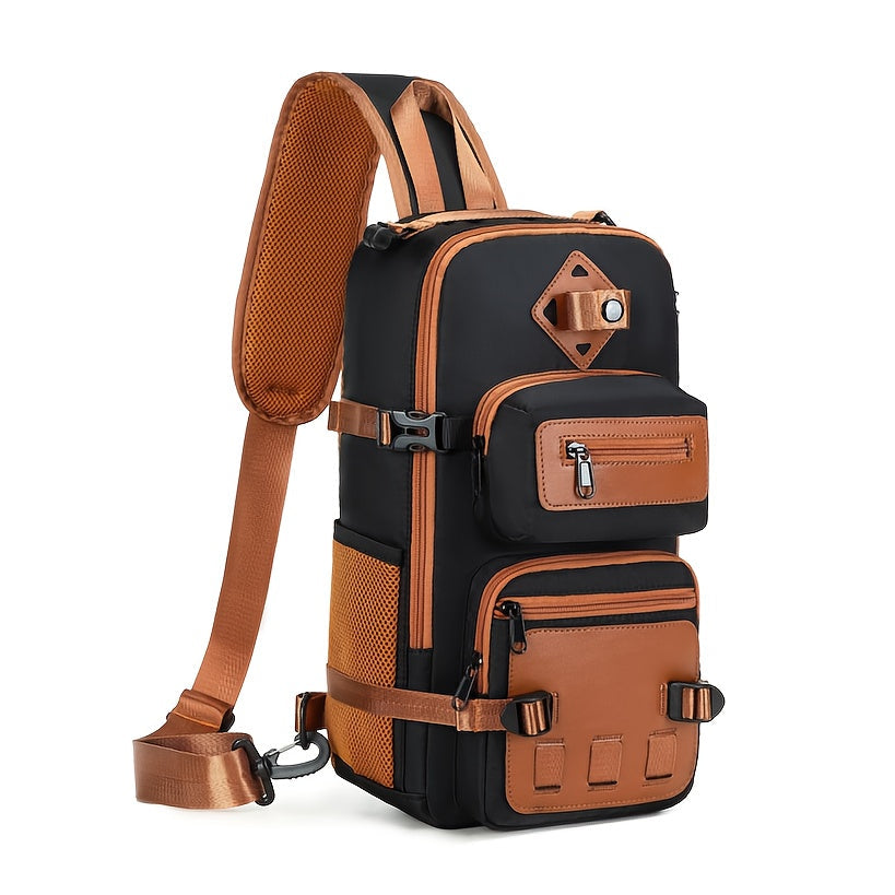 Anti-Theft Sling Bag | Crossbody Chest Backpack | Water-Resistant | 6 Colors | 39 cm
