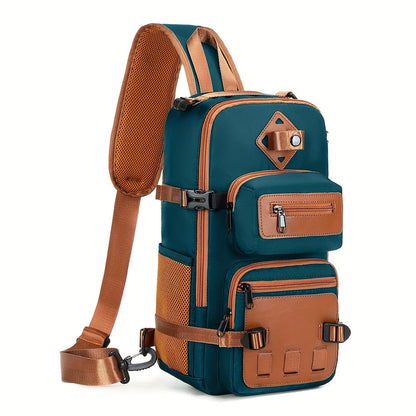 Anti-Theft Sling Bag | Crossbody Chest Backpack | Water-Resistant | 6 Colors | 39 cm