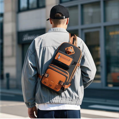 Anti-Theft Sling Bag | Crossbody Chest Backpack | Water-Resistant | 6 Colors | 39 cm