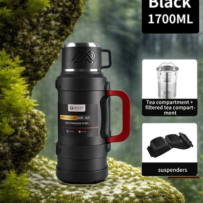Large Capacity Insulated Water Bottle | 316 Stainless Steel | 1300–2500 ml