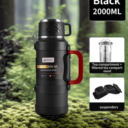 Large Capacity Insulated Water Bottle | 316 Stainless Steel | 1300–2500 ml
