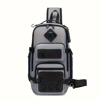 Anti-Theft Sling Bag | Crossbody Chest Backpack | Water-Resistant | 6 Colors | 39 cm
