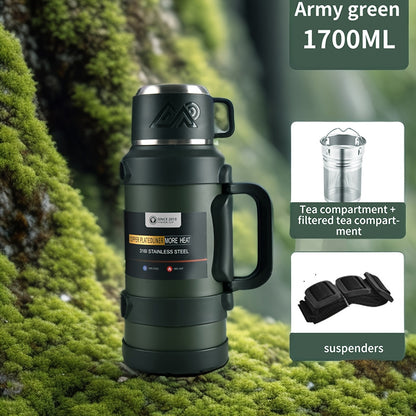 Large Capacity Insulated Water Bottle | 316 Stainless Steel | 1300–2500 ml