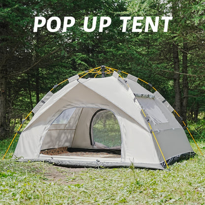 Instant Pop-Up Camping Tent | 1–4 Person | Waterproof | Quick Setup | 3-Season - Niksstuff
