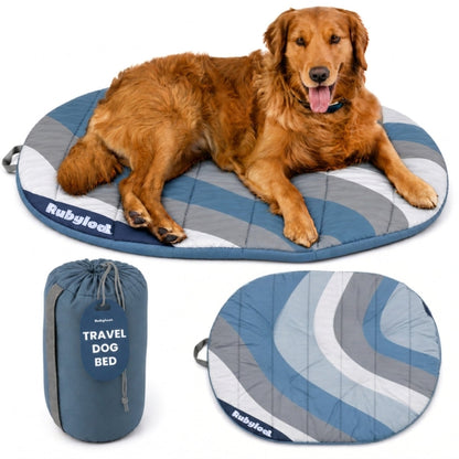 Rubyloo Travel Dog Bed | Foldable & Packable | Ripstop Nylon | Small, Medium or Large