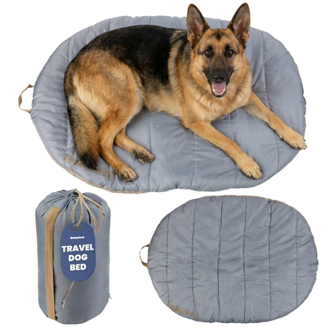 Rubyloo Travel Dog Bed | Foldable & Packable | Ripstop Nylon | Small, Medium or Large