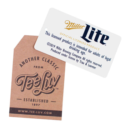 Miller Lite Retro Logo T-Shirt – Coral Reef Tie Dye