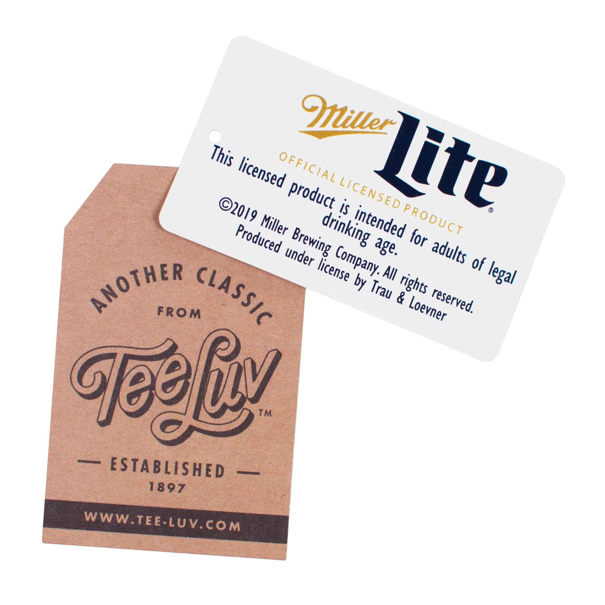 Miller Lite Classic Logo Long Sleeve T-Shirt | White