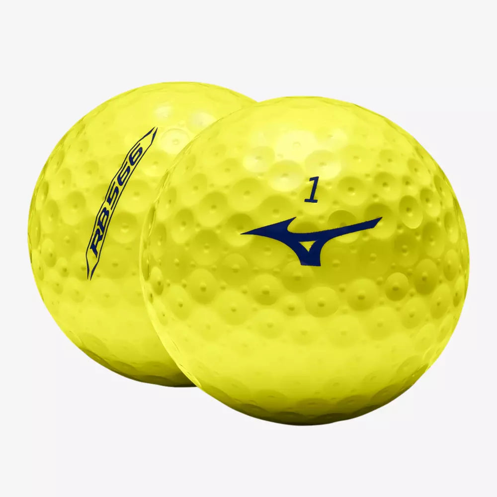 Mizuno RB 566 Golf Balls | 566 Dimple Pattern | Responsive Core | Soft Cover | Yellow or Orange - Niksstuff