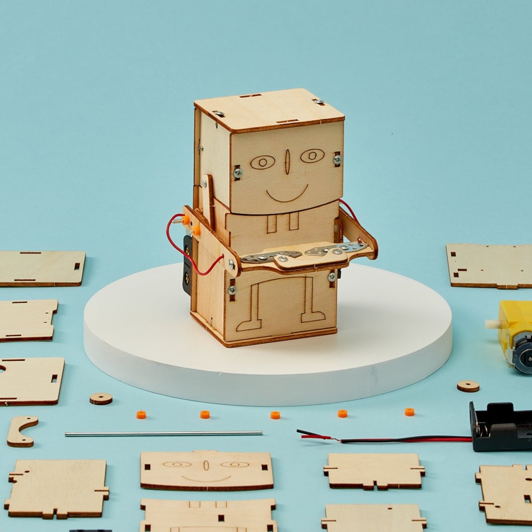 Money Bank Robot DIY Kit | Educational STEM Toy for Kids Ages 10+ - Niksstuff