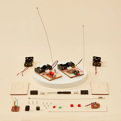 Telegraph & Morse Code DIY Kit | Communication STEM Toy Ages 10+ - Niksstuff