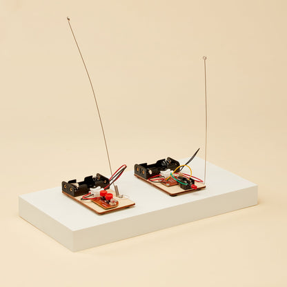 Telegraph & Morse Code DIY Kit | Communication STEM Toy Ages 10+ - Niksstuff