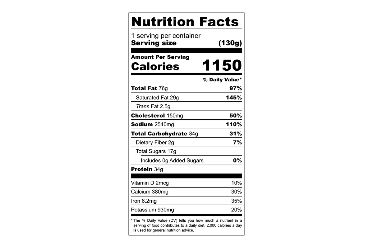 Foundation Outdoors Biscuits & Sausage Gravy Freeze Dried Meal