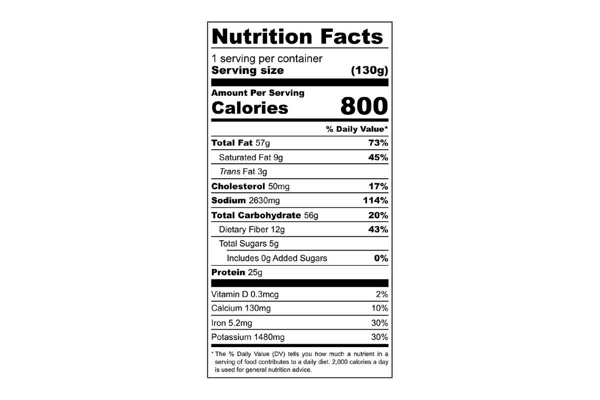 Foundation Outdoors Freeze Dried Lime Chicken & Mango Salsa Meal