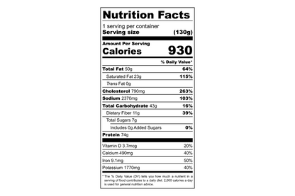 Foundation Outdoors Southwest Style Freeze Dried Breakfast Meal