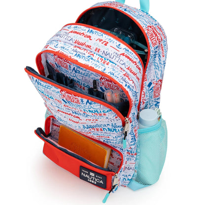 Nautica Graffiti Kids Backpack | 16" | Water-Resistant | 14L | School Bag
