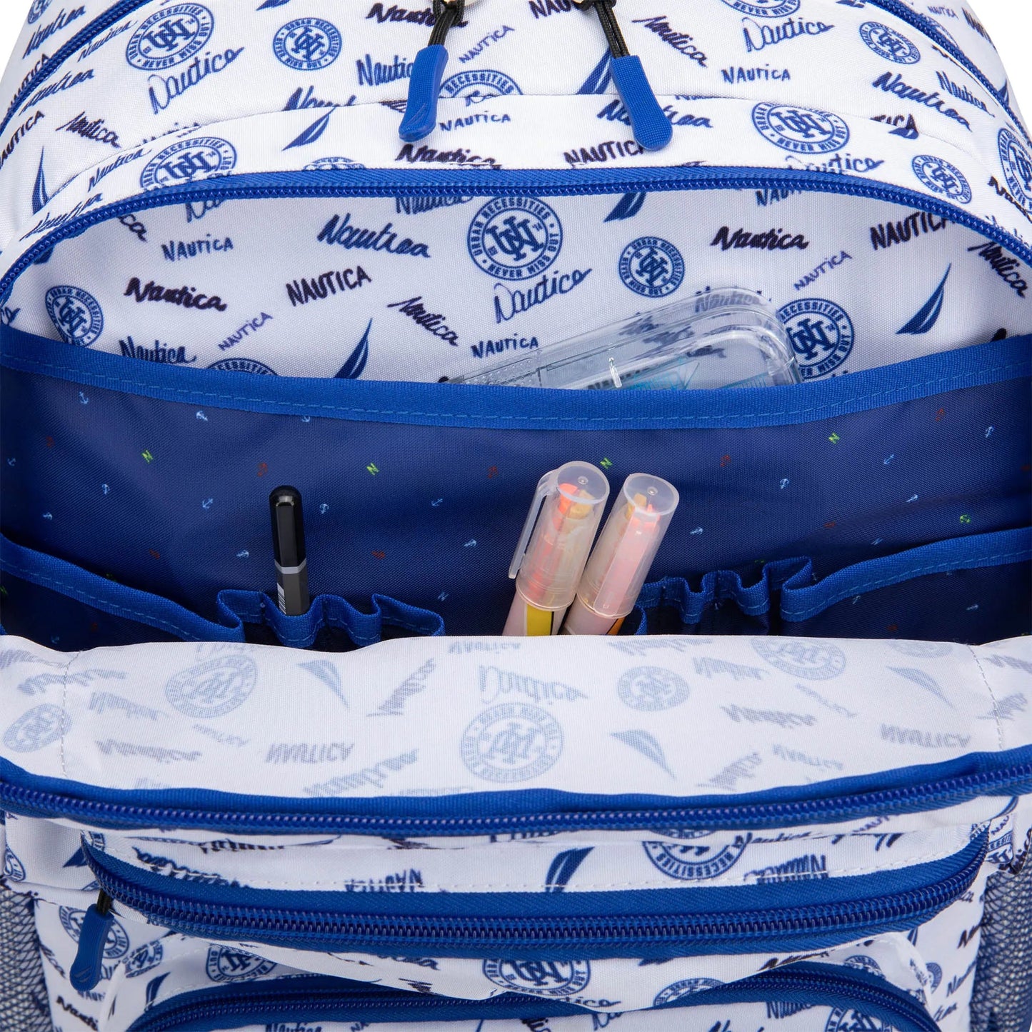 Nautica Varsity Kids Backpack | 17" | Water-Resistant | 16L | School Bag