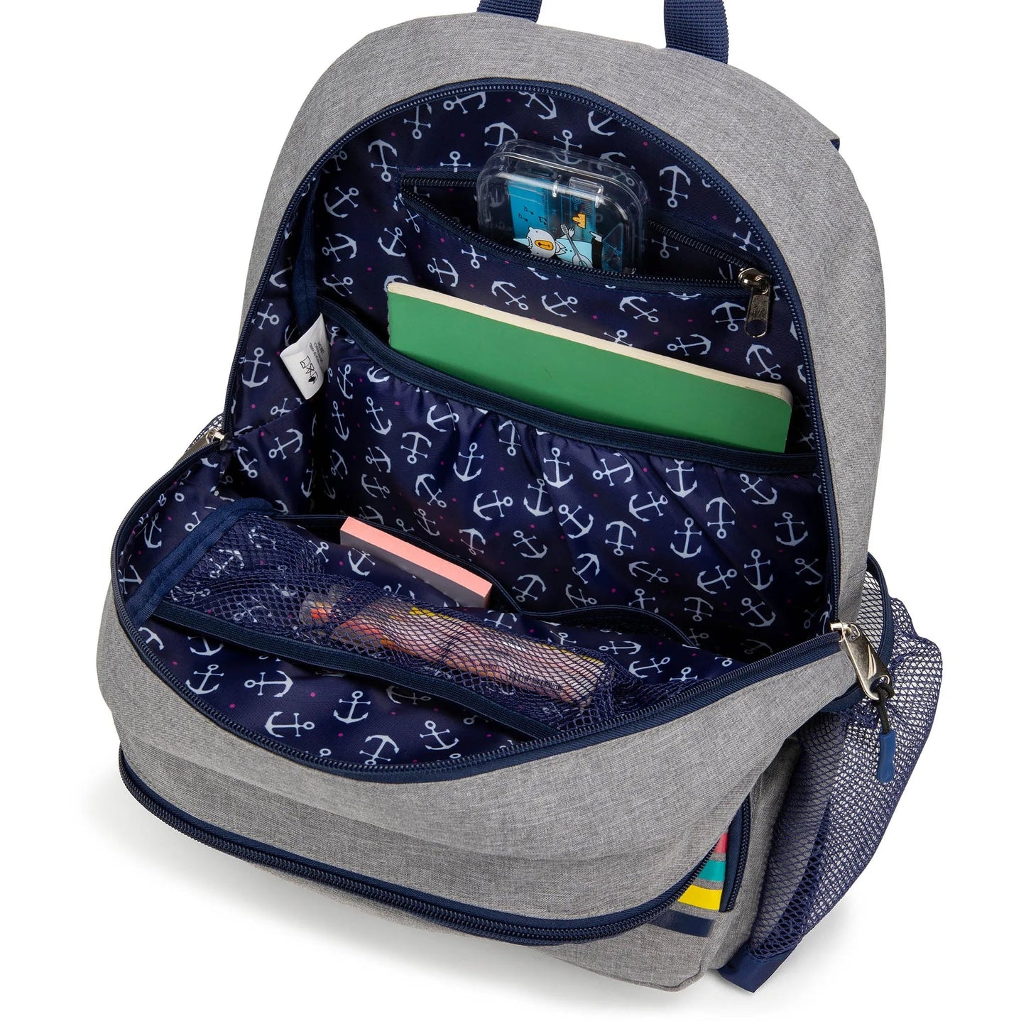 Nautica Kids Hearts Backpack | 16" | Water-Resistant | 14L | School Bag