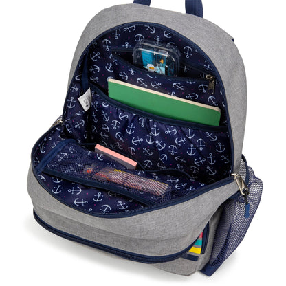 Nautica Kids Hearts Backpack | 16" | Water-Resistant | 14L | School Bag