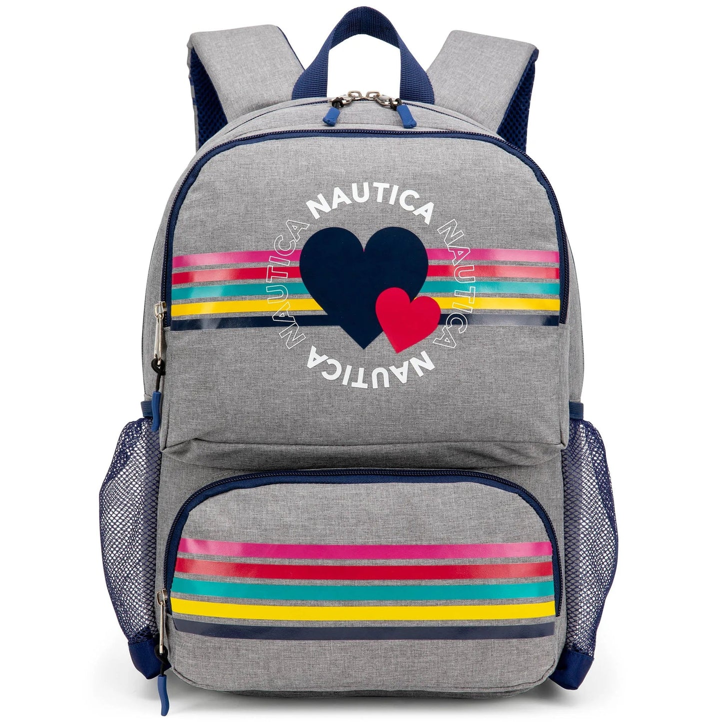 Nautica Kids Hearts Backpack | 16" | Water-Resistant | 14L | School Bag