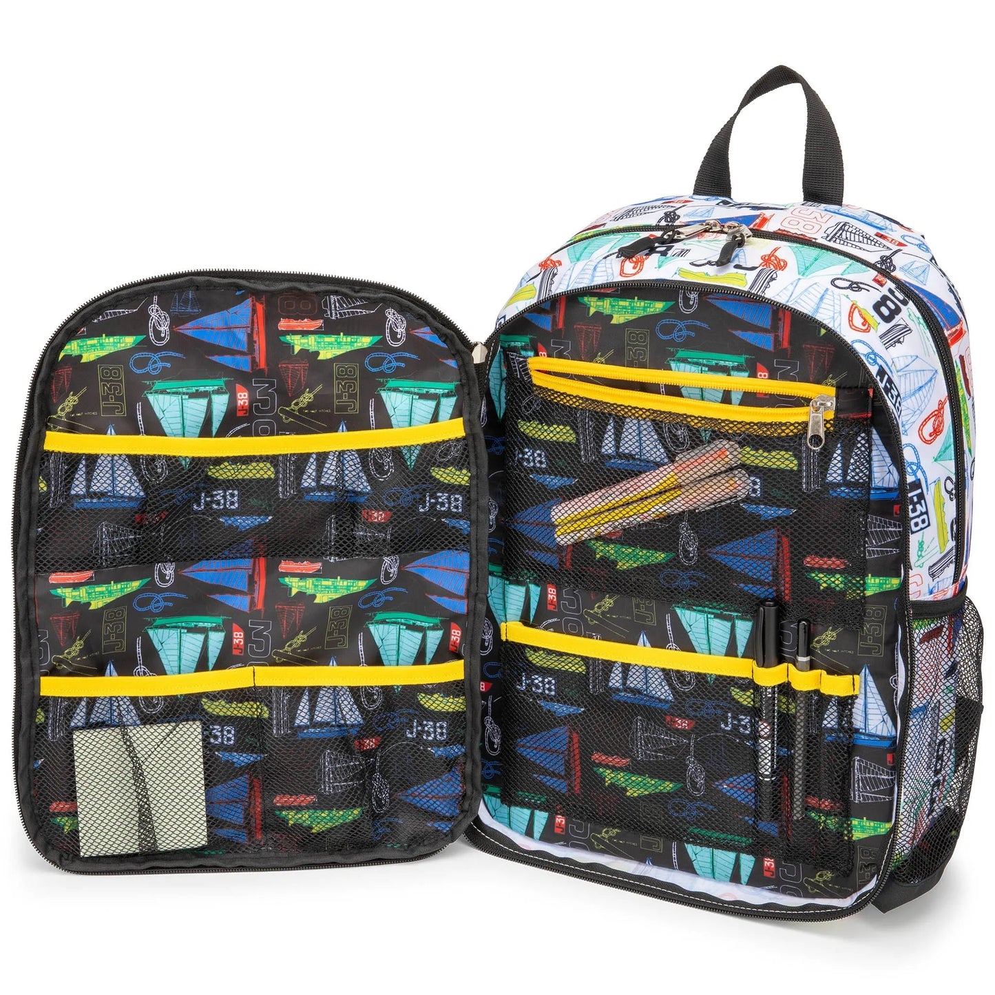 Nautica Sailboats Kids Backpack | 16" | Water-Resistant | 14L | School Bag