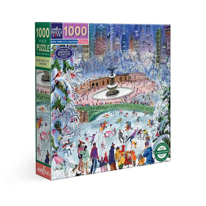 New York City Skaters 1000-Piece Jigsaw Puzzle by eeBoo
