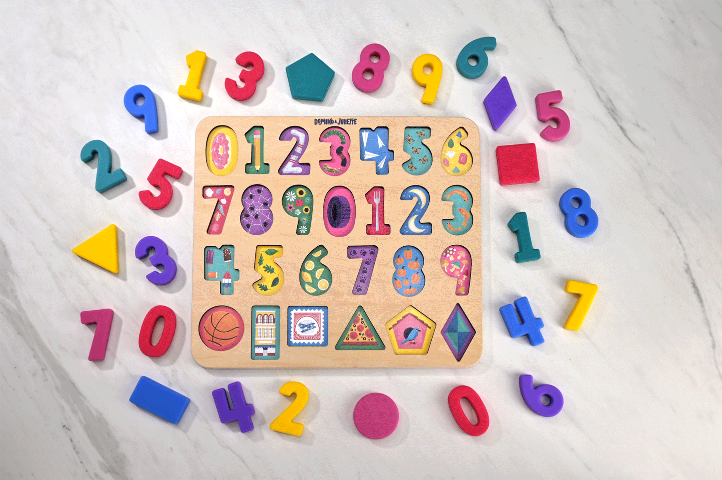 123 Find & Fit Puzzle by Domino & Juliette - Niksstuff