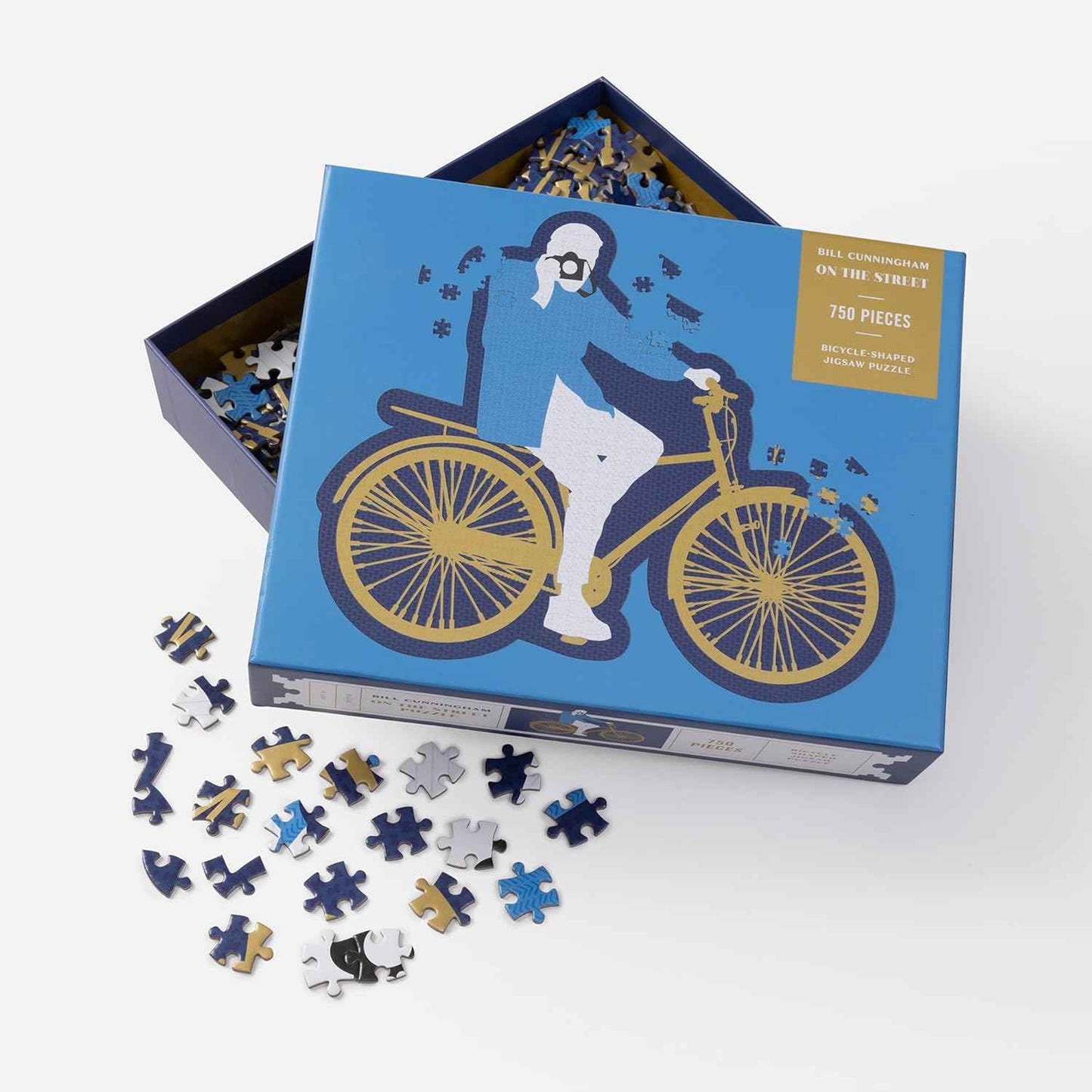 Bill Cunningham: On the Street 750 Piece Custom Shape Jigsaw Puzzle