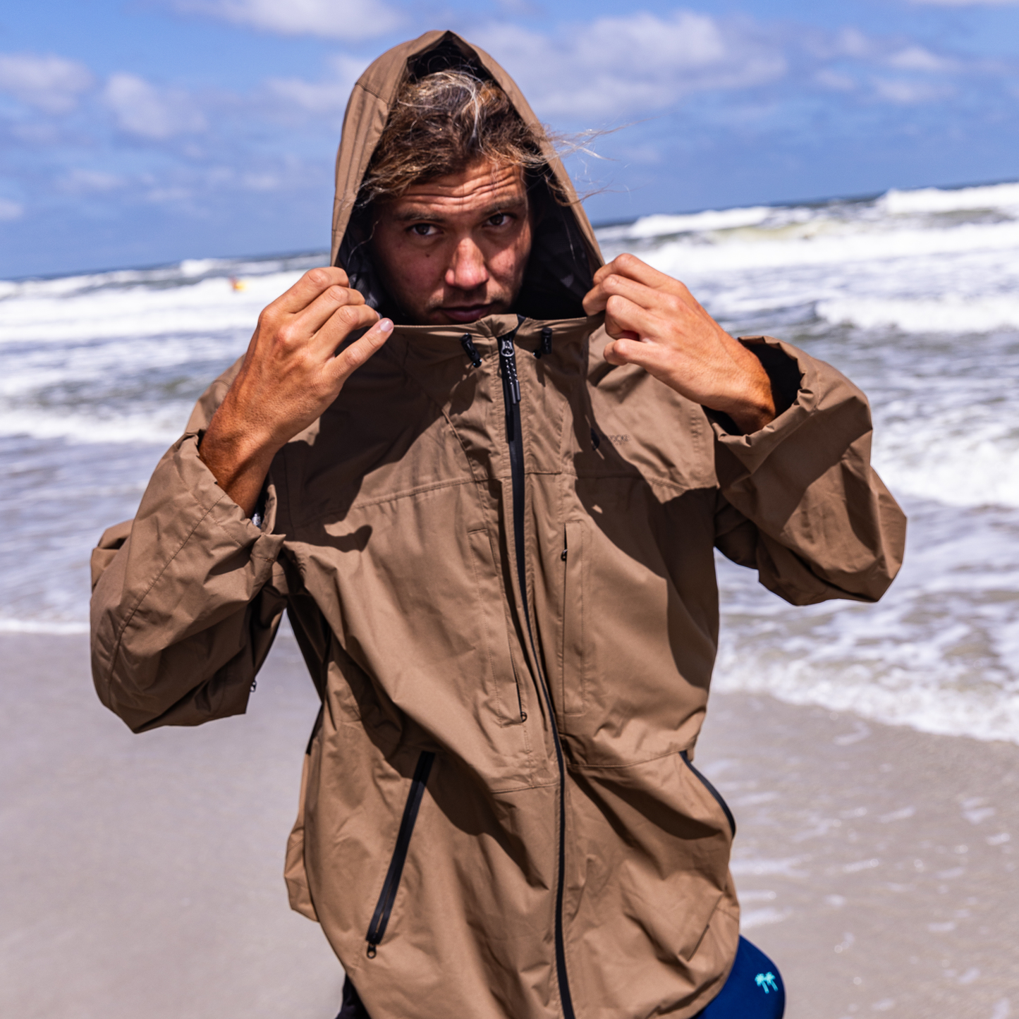 The Outback Waterproof Rain Jacket with IPX8 Dry Bag Pocket | XS–4XL