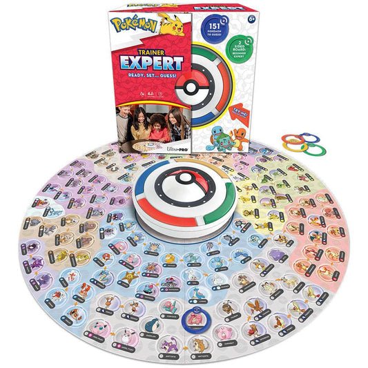 Pokémon Trainer Expert electronic board game with game board, spinner, and challenge rings