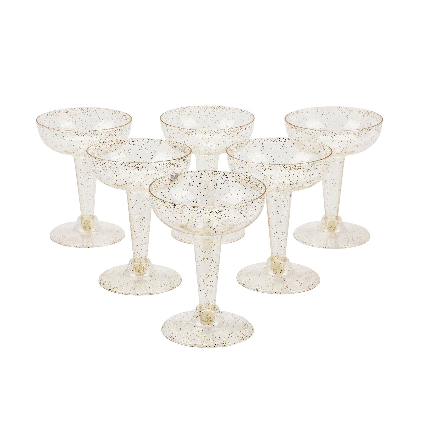 Champagne Plink Party Game Set – 12 Coupes, 12 Coasters & 2 Pink Pong Balls | Bridal & NYE