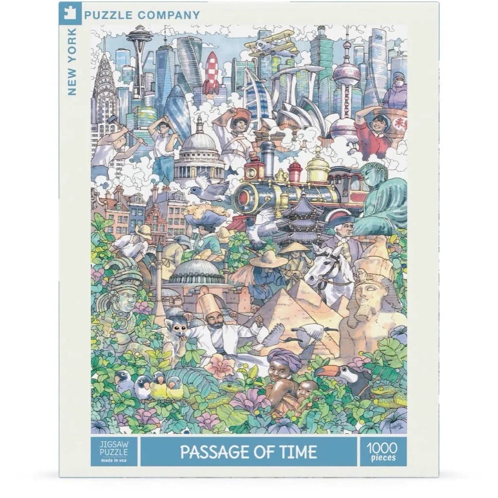 Passage of Time Jigsaw Puzzle | 1000 Pieces | 19.25"x26.625" | Art by Max Tilse | Made in USA - Niksstuff