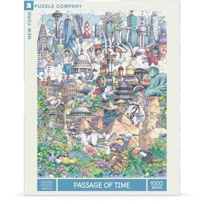 Passage of Time Jigsaw Puzzle | 1000 Pieces | 19.25"x26.625" | Art by Max Tilse | Made in USA - Niksstuff