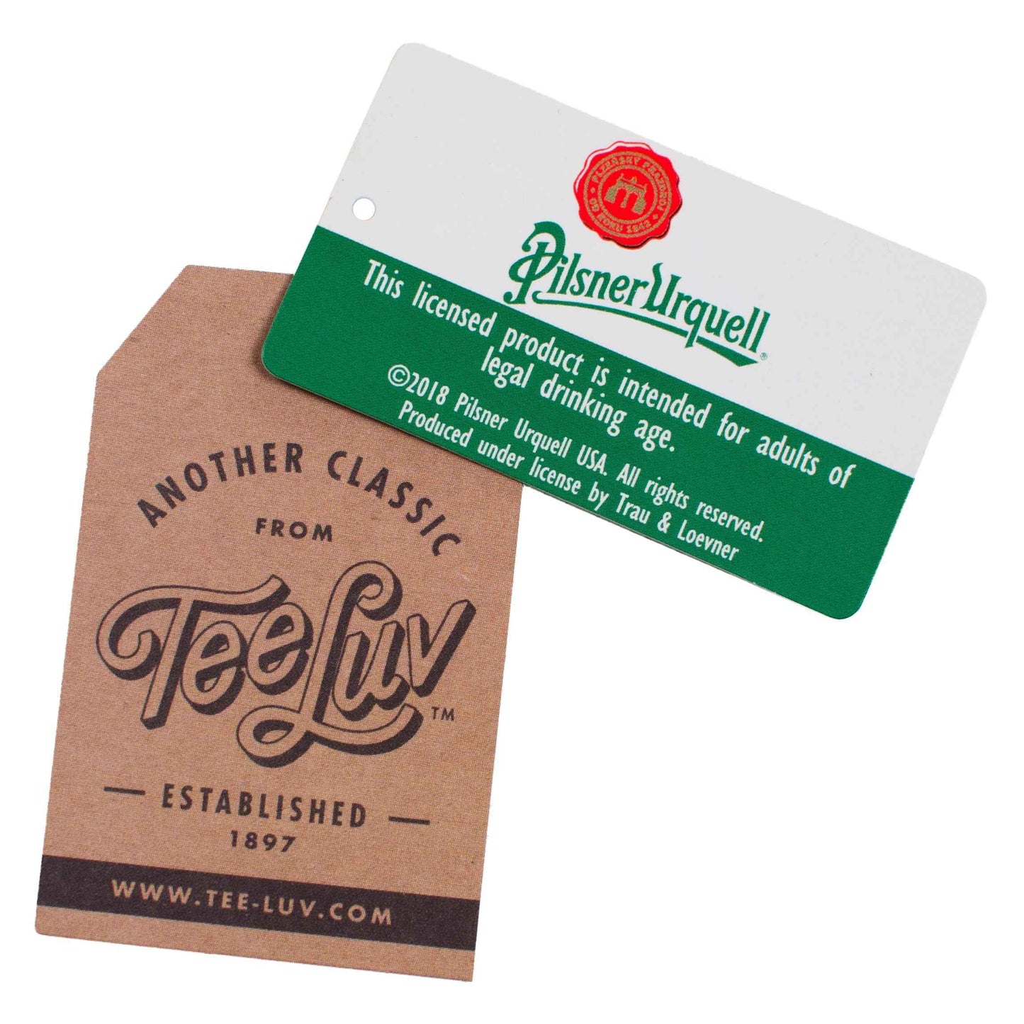 Pilsner Urquell T-Shirt | Classic Logo | World's First Pilsner | Sage-Black Heather