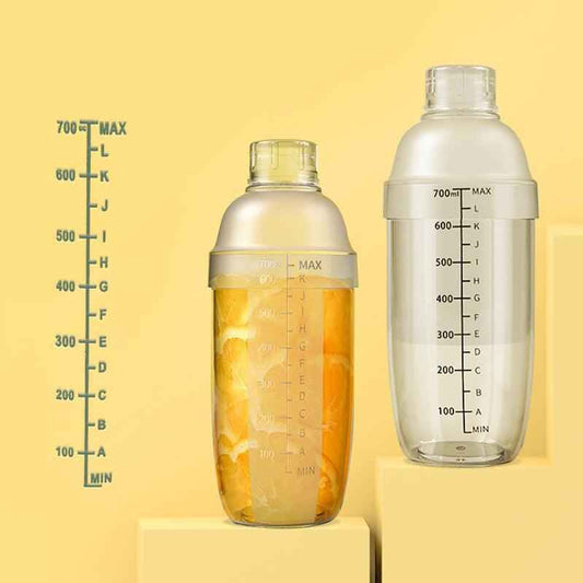 Plastic Cocktail Shaker – Food-Grade Drink Mixer for Home Bar & Boba