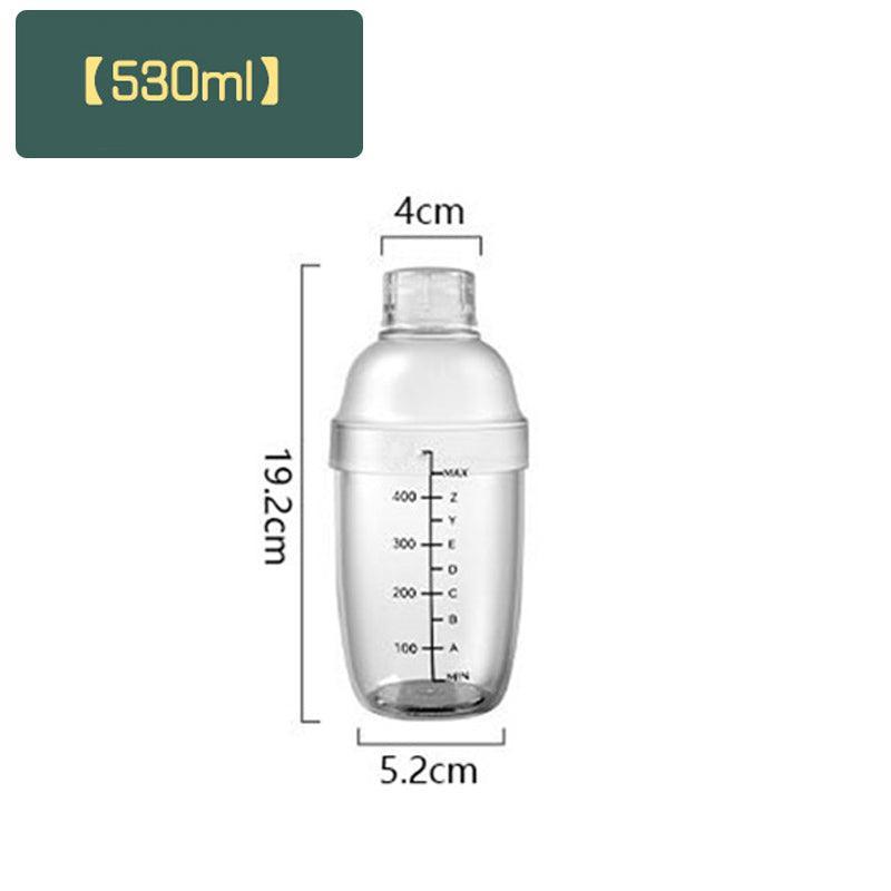 Plastic Cocktail Shaker – Food-Grade Drink Mixer for Home Bar & Boba