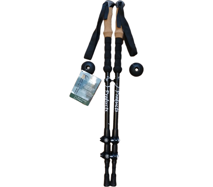 River Country Gear 20% Carbon Mix Trekking Poles – 10 oz Each, 25–52" Adjustable, Pair