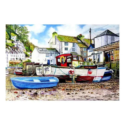 Polperro 1000-Piece Jigsaw Puzzle by House of Puzzles